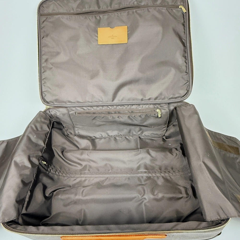 Louis Vuitton Pegase 60 Monogram Canvas Rolling Suitcase Brown Luggage M23250 - Picture 7 of 11